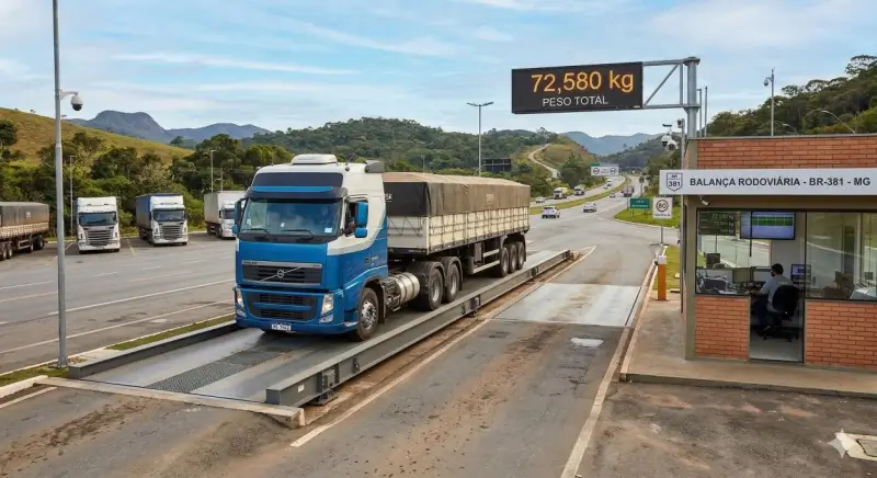 Balança rodoviária: o que é, como funciona e por que é essencial para seu negócio