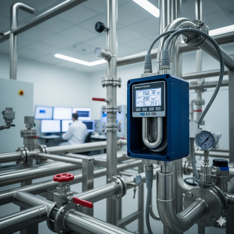 Medidor de Vazão Mássico: precisão absoluta no controle de processos industriais