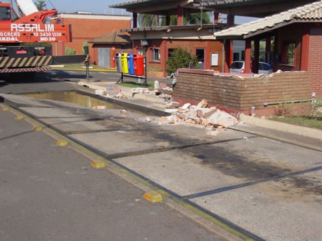 Balança rodoviária pesagem por eixo